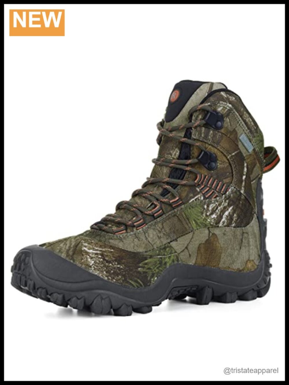 Men's Lightweight Waterproof Hiking Boots Mid-Rise Non-Slip Outdoor